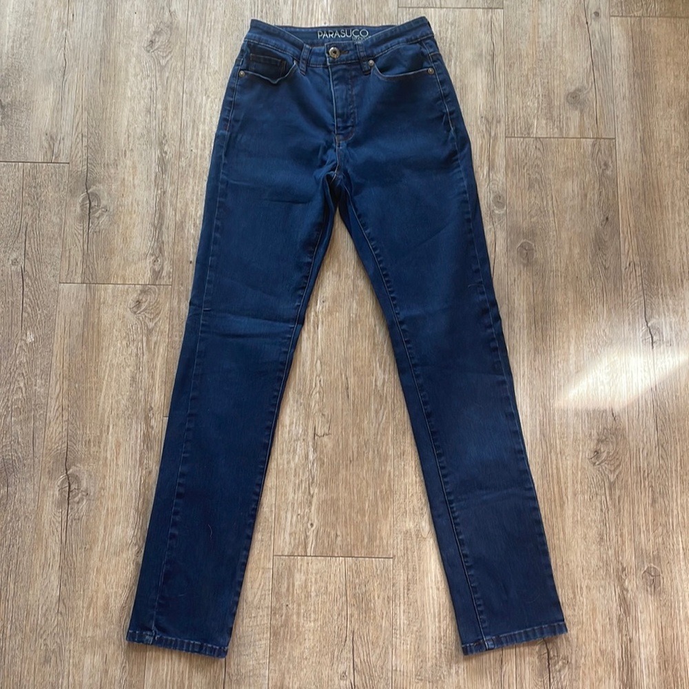 Parasuco dark wash skinny jeans